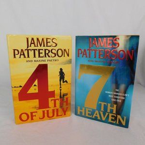Lot of 2 James Patterson HCDJ 4th July 2005 7th Heaven 2008 Womens Murder Club